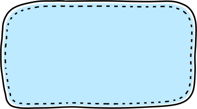 Blue Rectangle Dashed